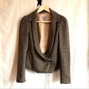 H&M Fitted tweed modern cut blazer